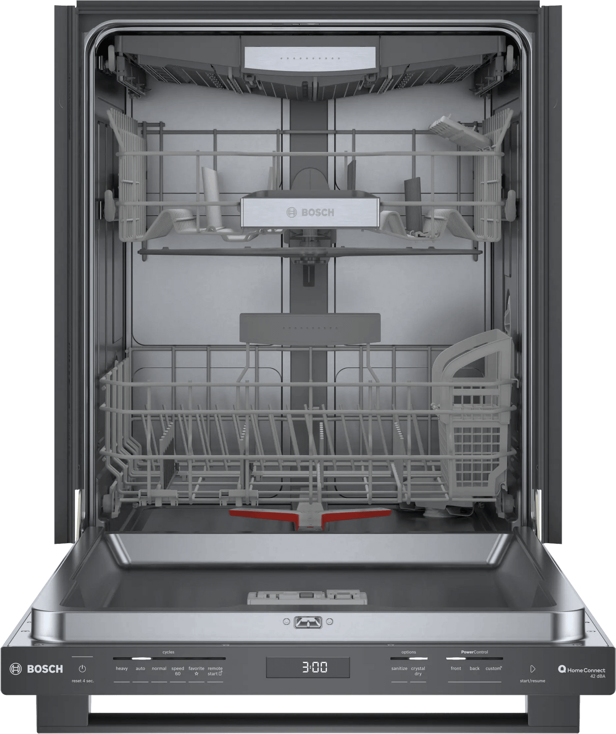 800 Series Dishwasher 24" Brushed black steel anti-fingerprint