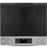 GE 30" Slide-In Electric Convection Double Oven Range