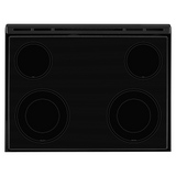 4.8 cu. ft. Guided Electric Front Control Range With The Easy-Wipe Ceramic Glass Cooktop