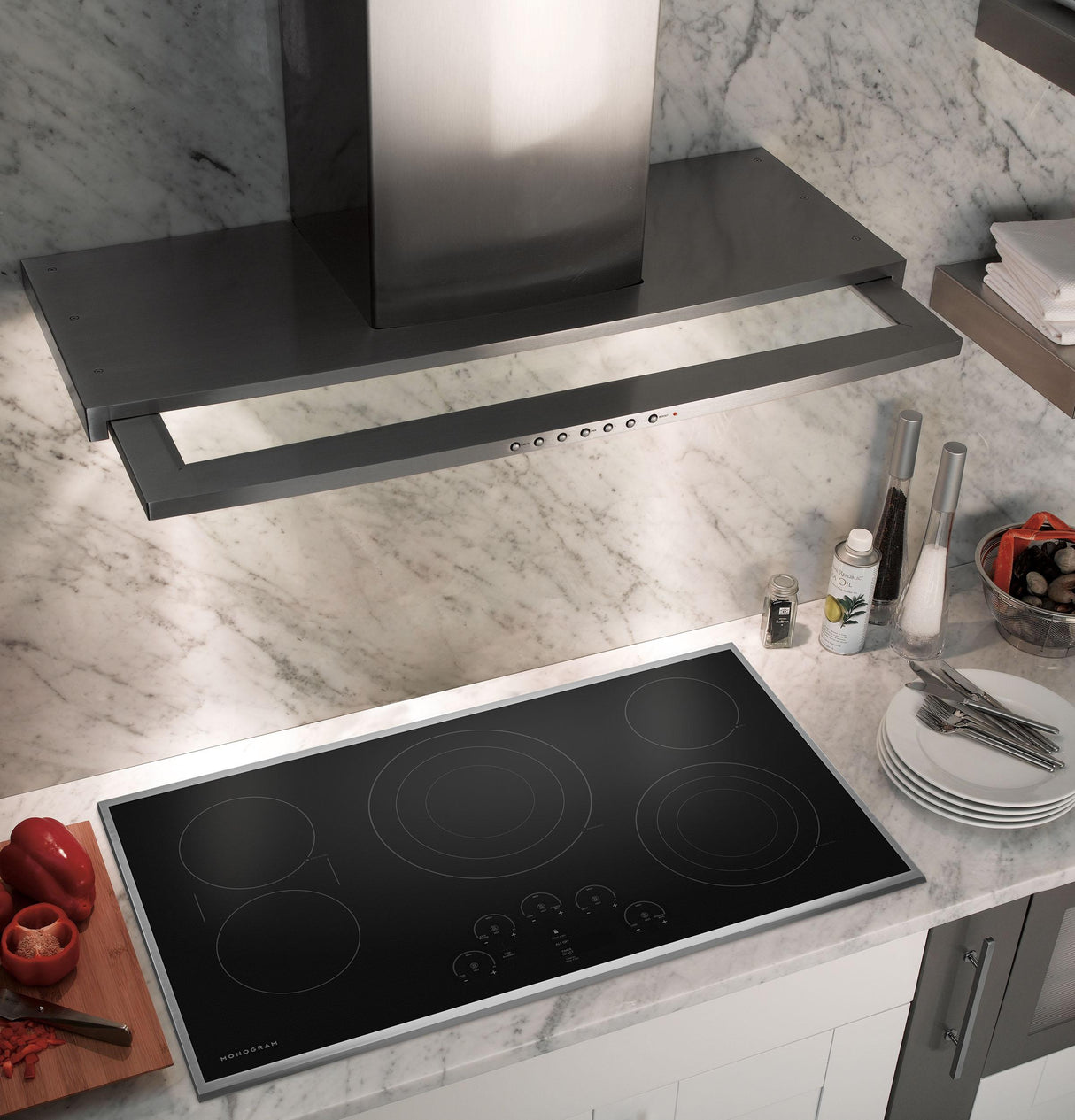 Monogram 36" Touch Control Electric Cooktop