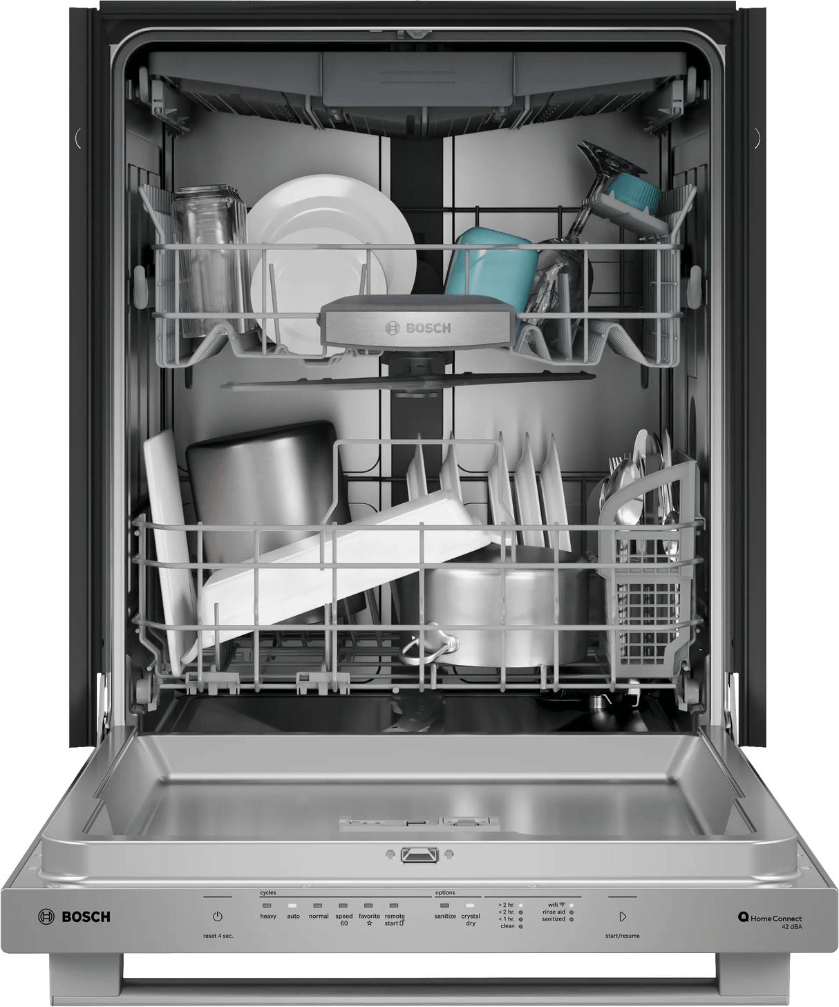 800 Series Dishwasher 24" Stainless Steel Anti-fingerprint