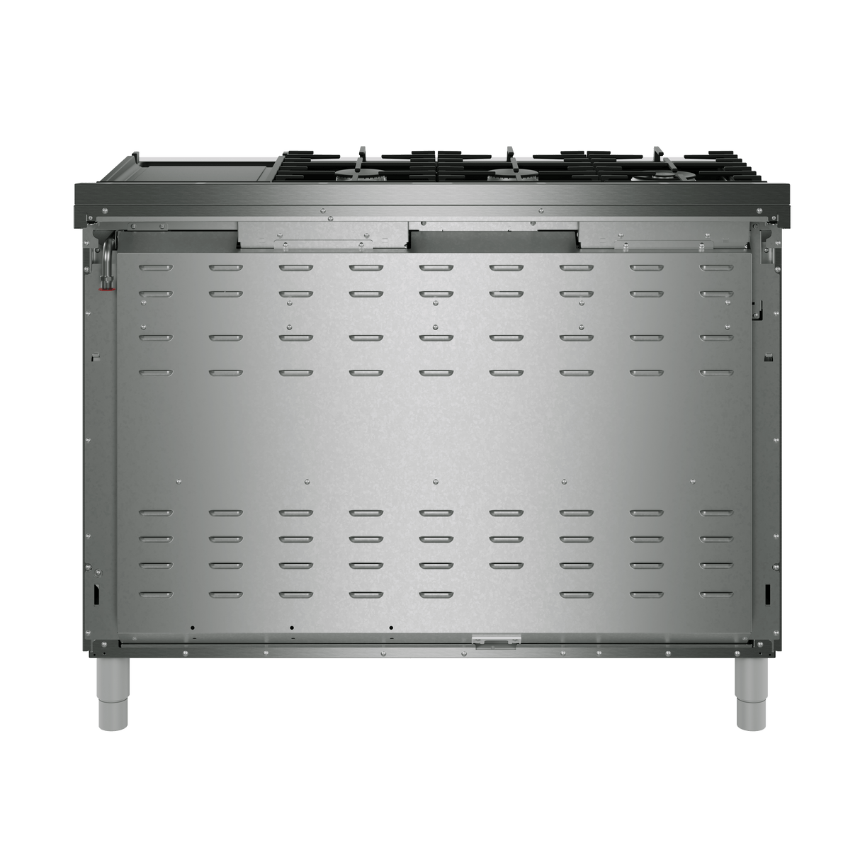 800 Series, Dual fuel freestanding range, 48'', Stainless steel