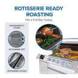 Prestige PRO 665 Elite with Smart Technology & Electric Smoker Box , Natural Gas, Stainless Steel