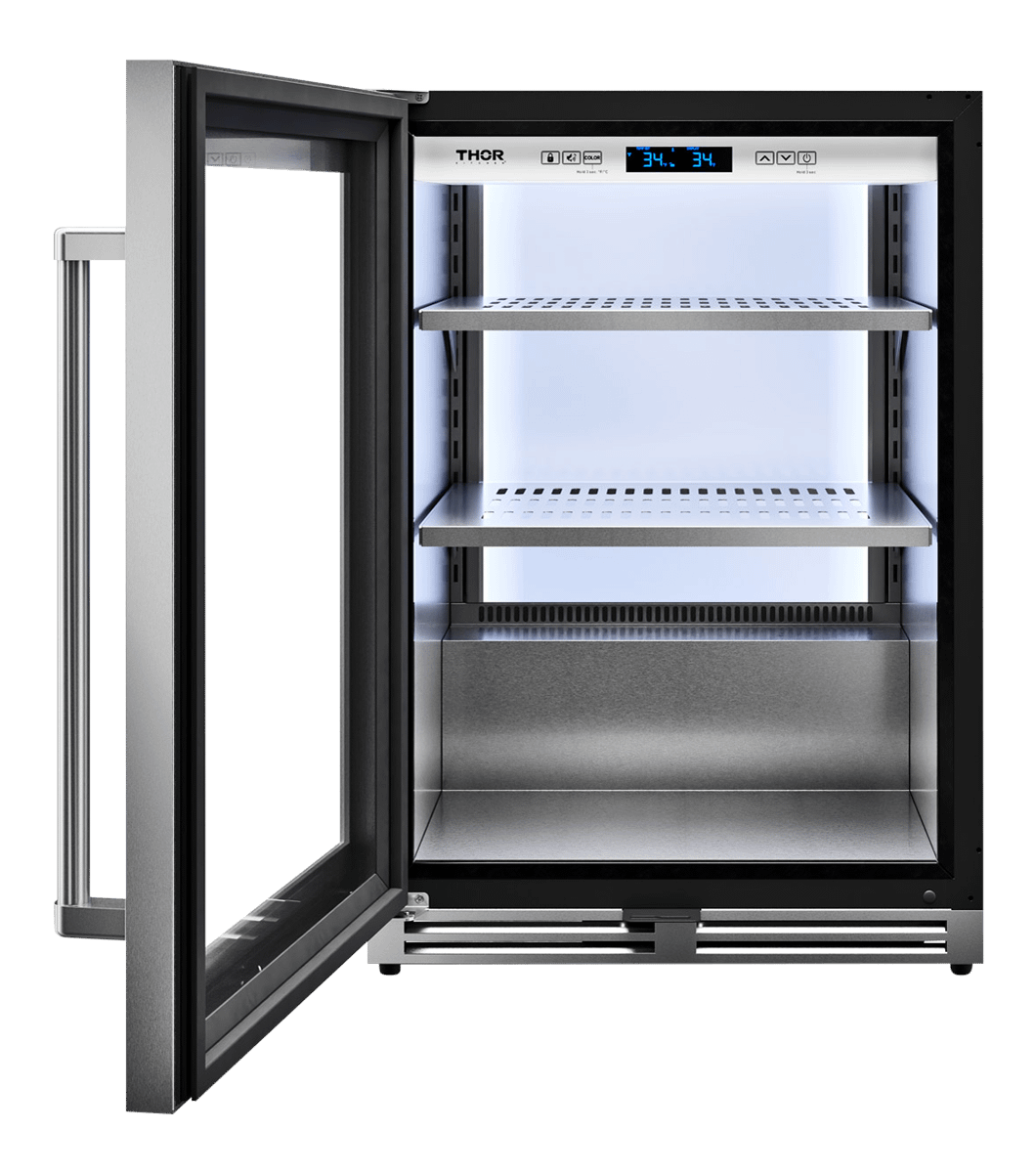 Thor Kitchen 24-inch Professional Undercounter Beverage Cooler - Model Tbr24u-lh