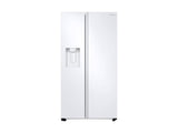 27.4 cu. ft. Large Capacity Side-by-Side Refrigerator in White