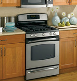 GE Profile 30" Free-Standing Self Clean Convection Gas Range with Warming Drawer
