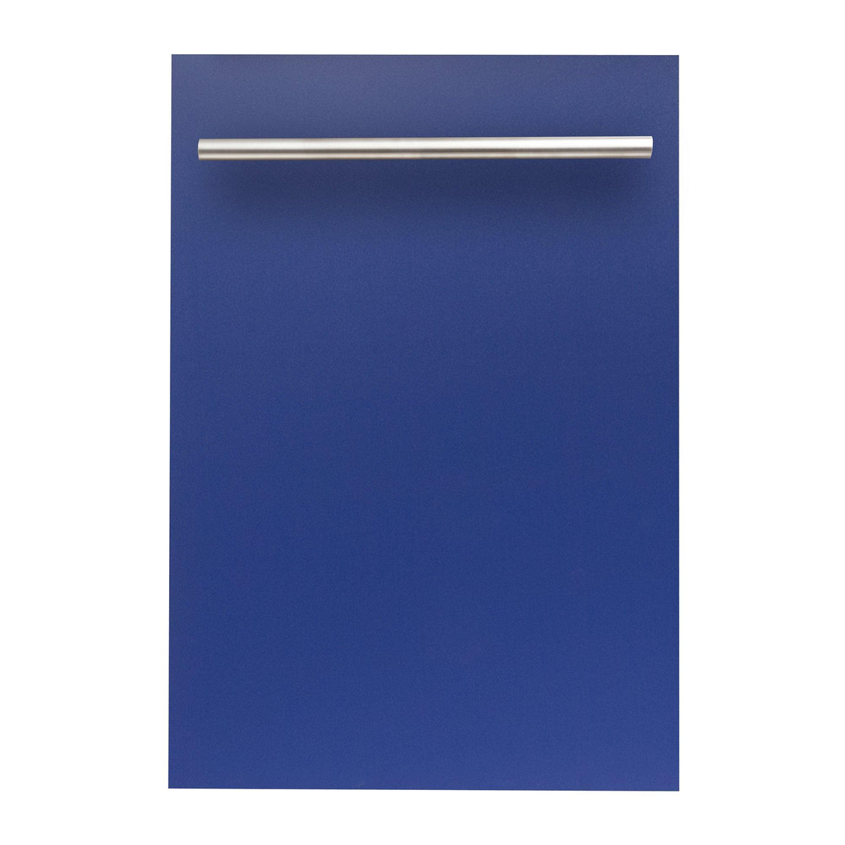 ZLINE 18 in. Compact Top Control Dishwasher with Stainless Steel Tub and Modern Style Handle, 52 dBa (DW-18) [Color: Blue Matte]