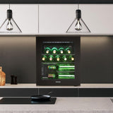 Danby 16 Bottle Free-Standing Wine Cooler in Black
