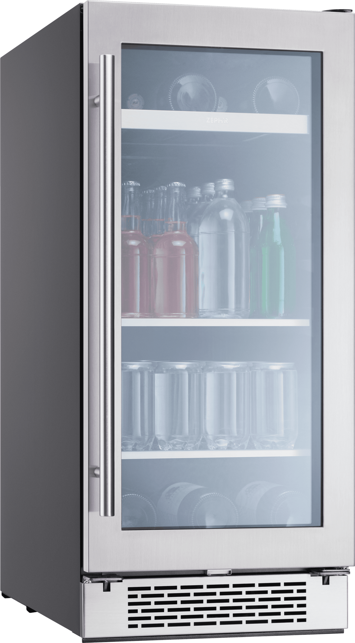 Presrv Bev Cooler, 15in UC, SS+Gls, Rvs Door, 1Z