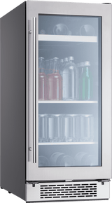 Presrv Bev Cooler, 15in UC, SS+Gls, Rvs Door, 1Z