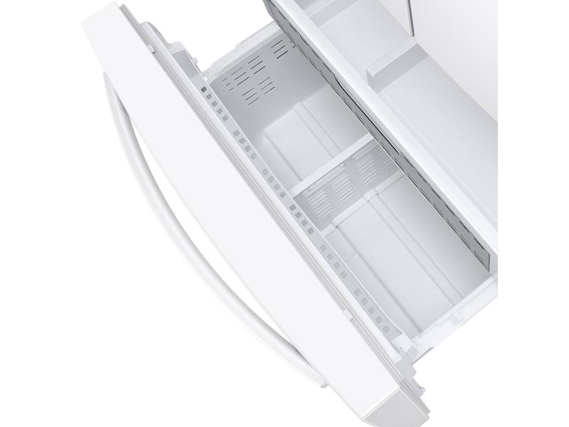 28 cu. ft. Smart 3-Door French Door Refrigerator with AutoFill Water Pitcher in White
