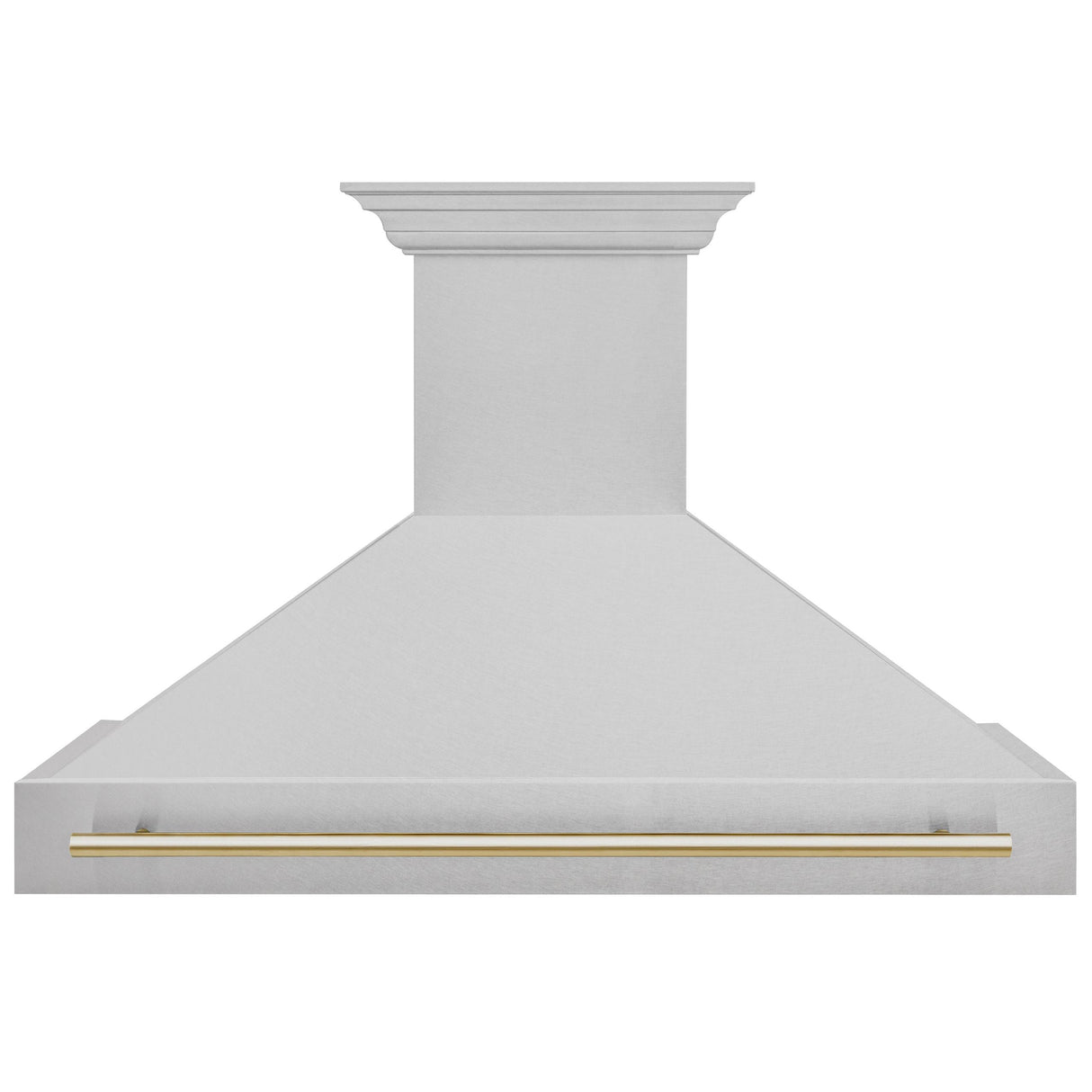 48 in. ZLINE Autograph Edition DuraSnow Stainless Steel Range Hood with DuraSnow Stainless Steel Shell (8654SNZ-48) [Color: Gold]