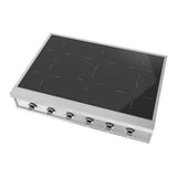 ILVE UHCPI366NSSC Nostalgie II 36 inch Built-In Induction Rangetop with 6 Elements (Chrome)