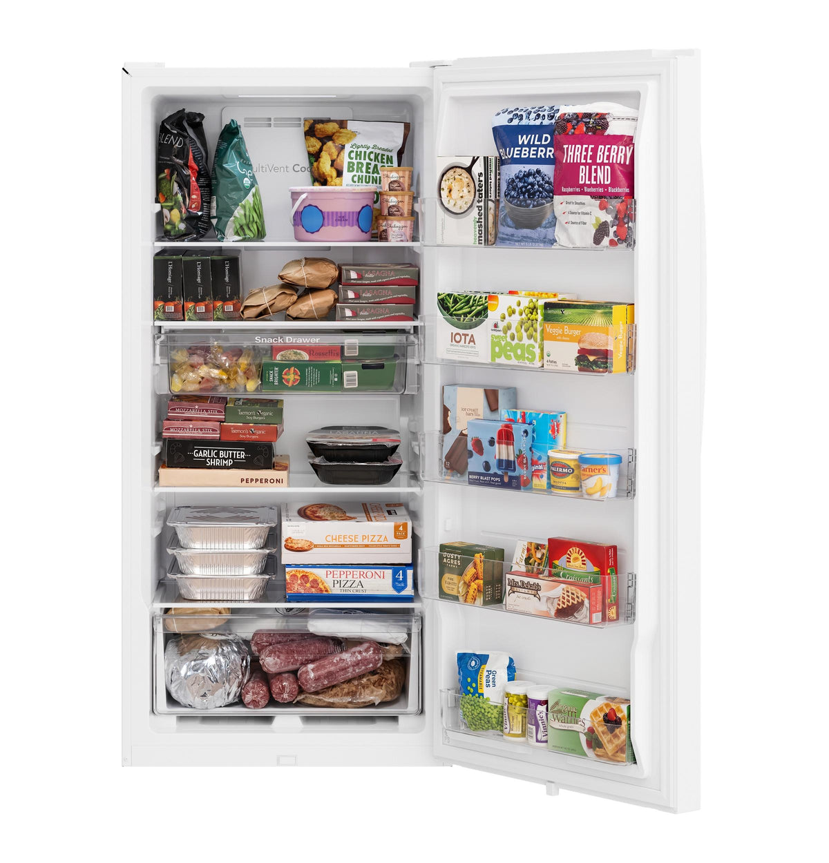 GE® ENERGY STAR® 14.3 Cu. Ft. Smart Garage Ready Convertible Upright Freezer