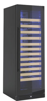 Tall Single Zone Wine Black Glass
