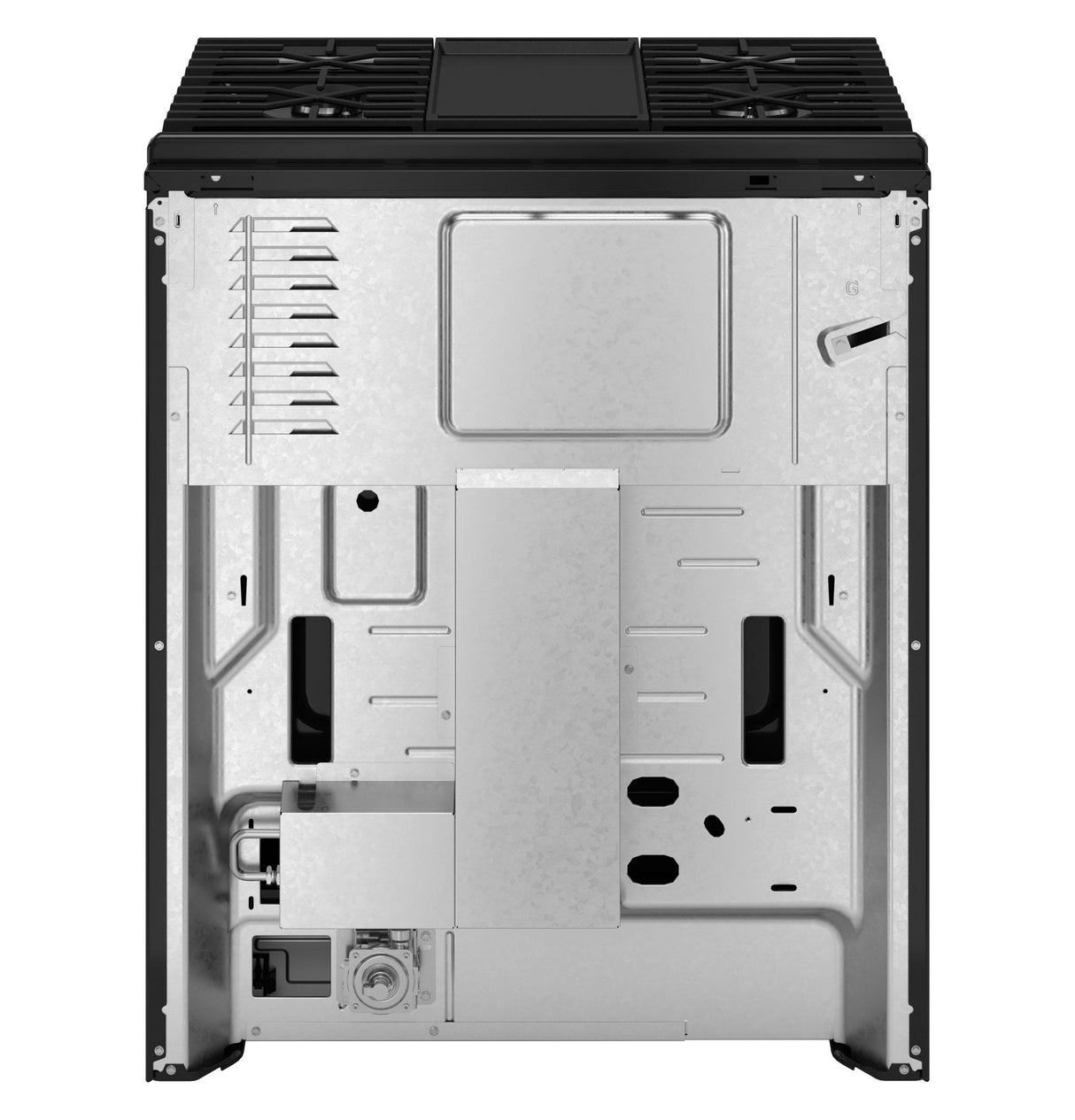 GE® 30" Slide-In Front-Control Gas Range with Crisp Mode