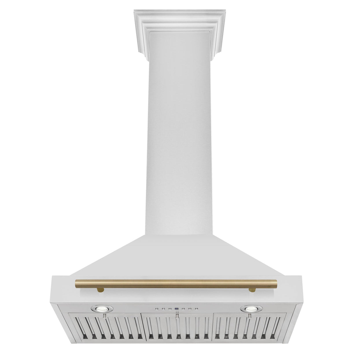 ZLINE 30 in. Autograph Edition Convertible Stainless Steel Range Hood with Stainless Steel Shell and Champagne Bronze Accents (KB4STZ-30-CB) [Color: Champagne Bronze Accents]
