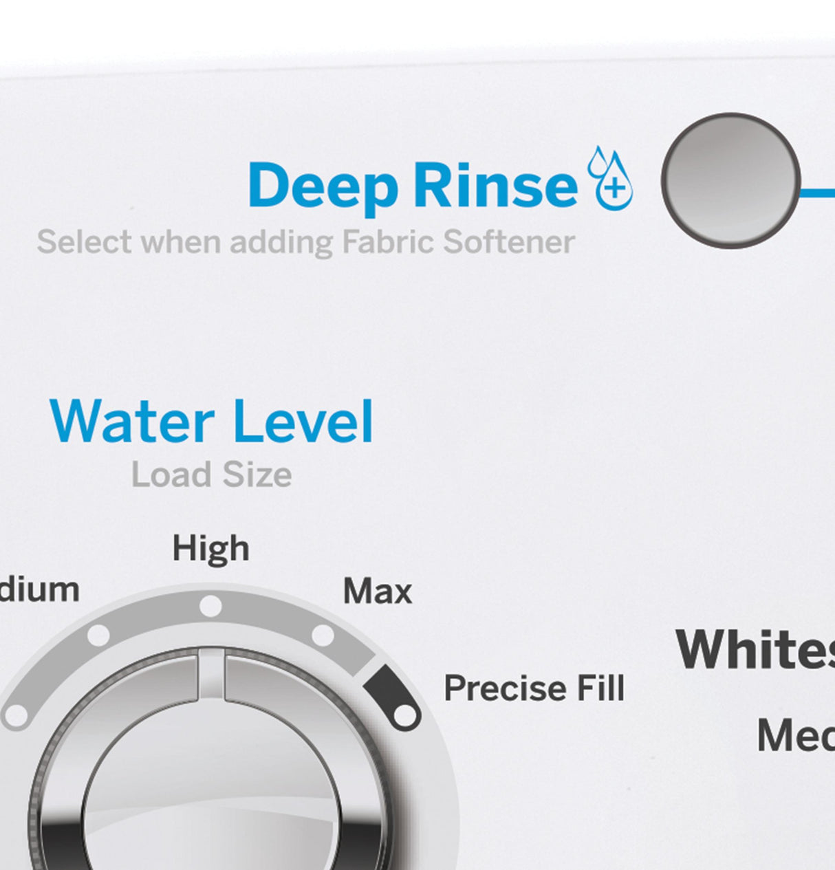 GE® 4.0 cu. ft. Capacity Washer with Stainless Steel Basket and Water Level Control