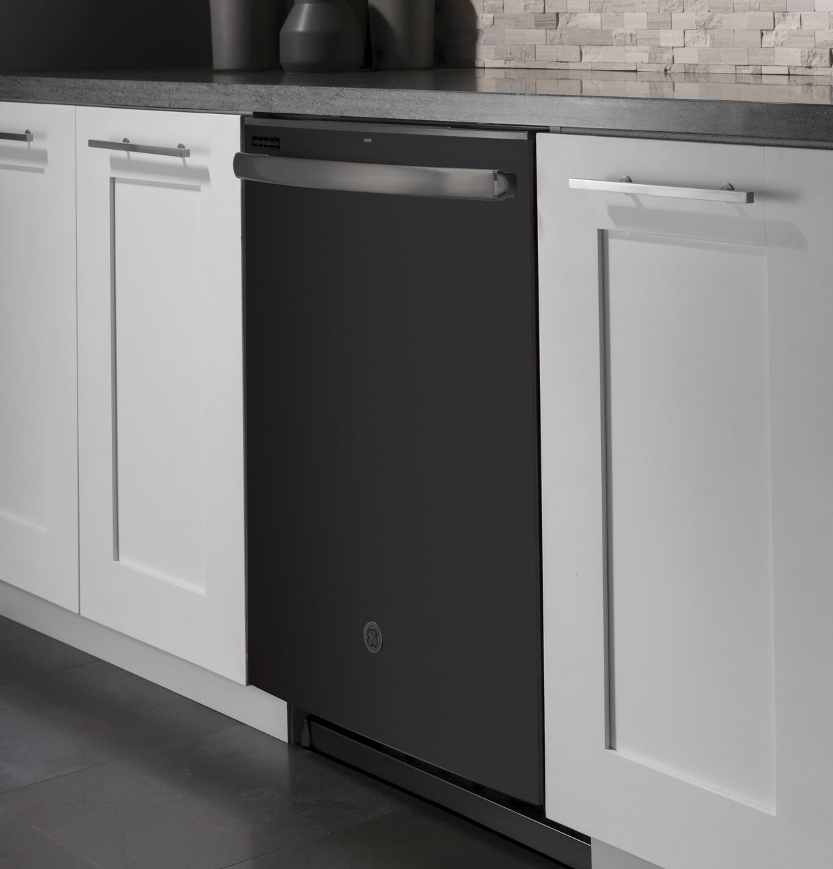 GE® Top Control with Plastic Interior Dishwasher with Sanitize Cycle & Dry Boost