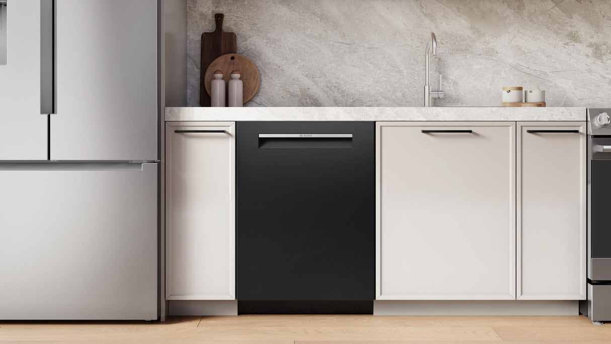 300 Series, built-under dishwasher, 24'', Black