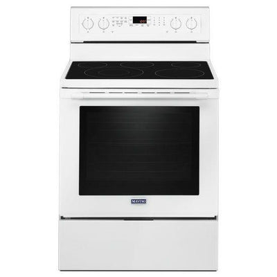 Maytag® 30-Inch Wide Electric Range With True Convection And Power Preheat - 6.4 Cu. Ft. - White