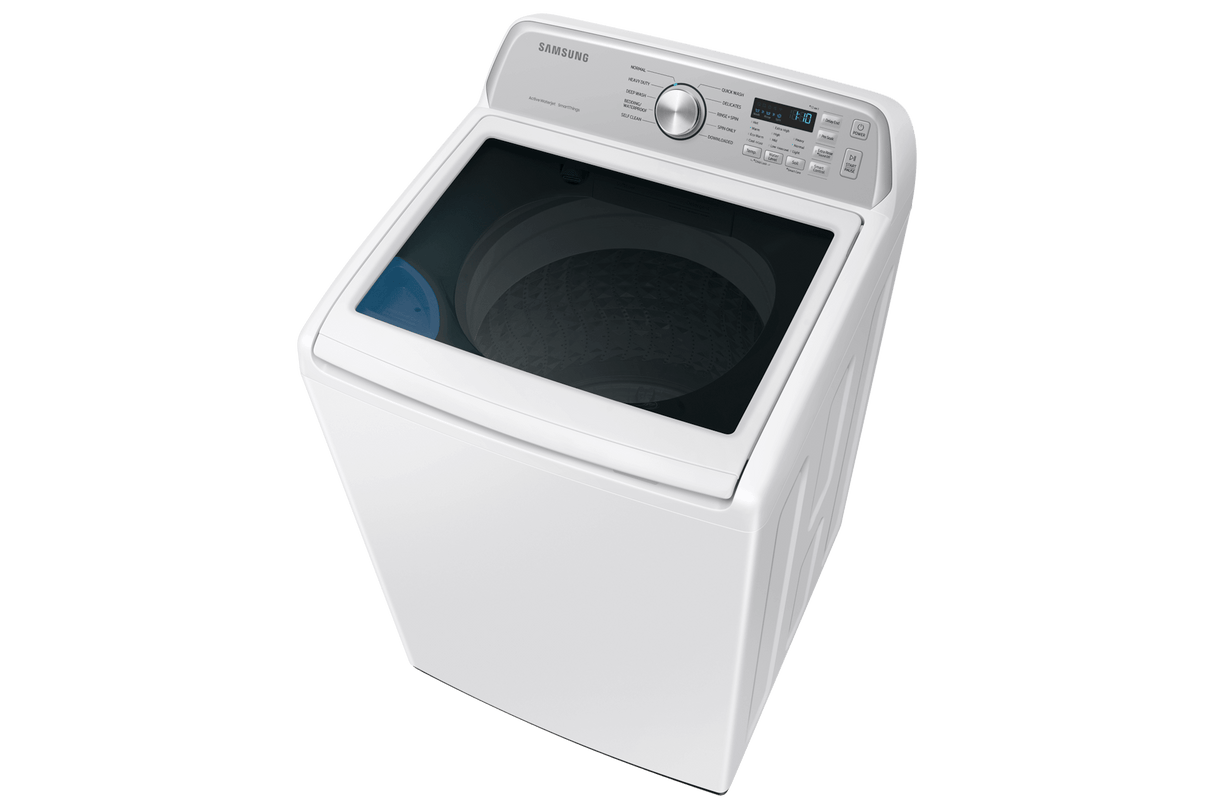 4.7 cu. ft. Large Capacity Smart Top Load Washer with Active WaterJet in White