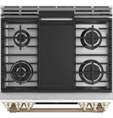 Café 30" Slide-In Front Control Gas Oven with Convection Range