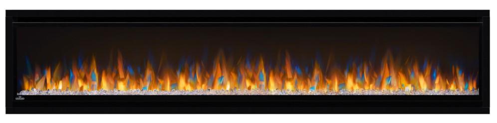 Alluravision 74 Deep Depth Wall Hanging Electric Fireplace