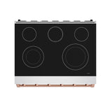 36 Inch Professional Electric Range In Stainless Steel/rose Gold  Gordon Ramsay Series