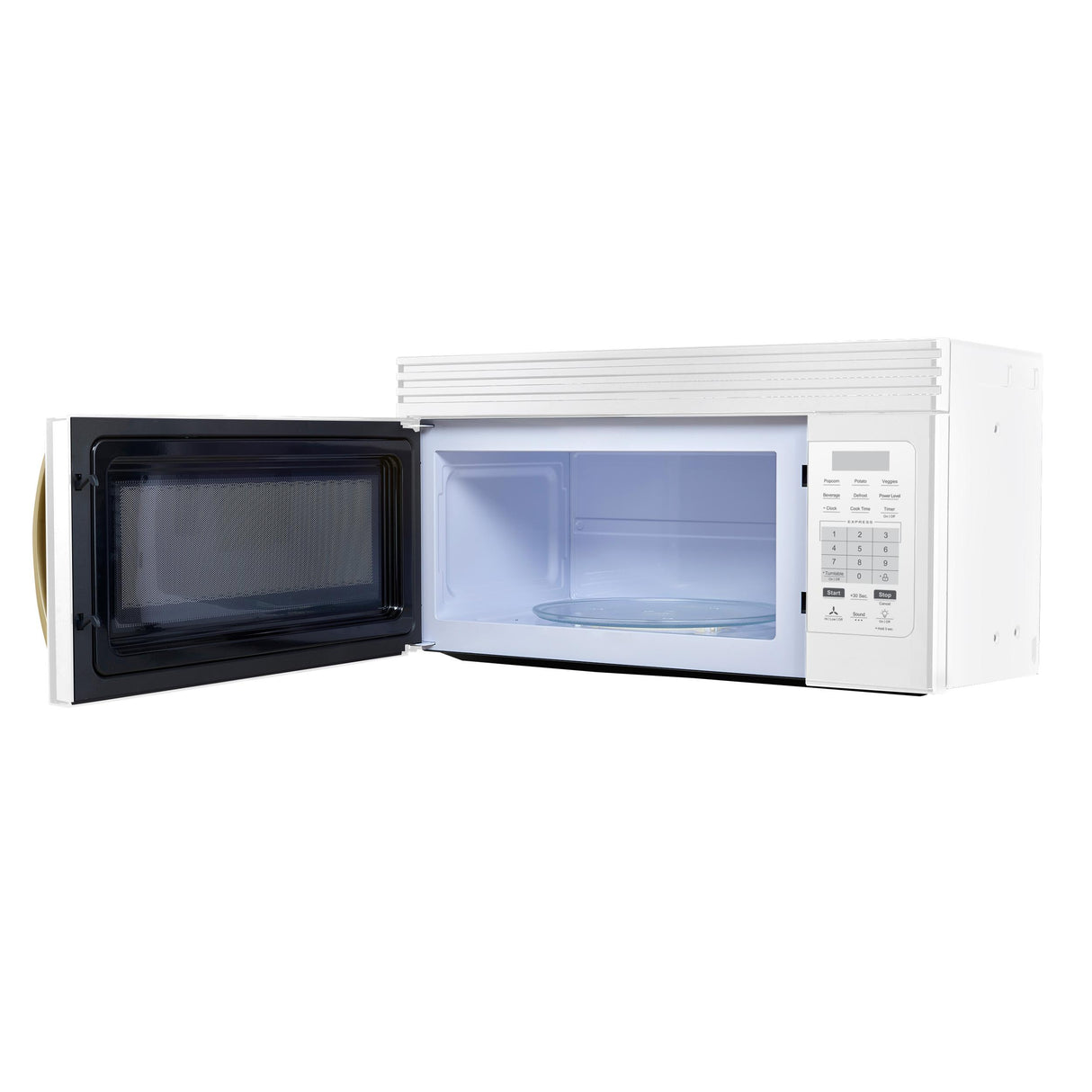 Forno Scalo 30-Inch Over the Range Microwave, White - 1.6 cu.ft, 300 CFM Vent, Touch Control, LED Light