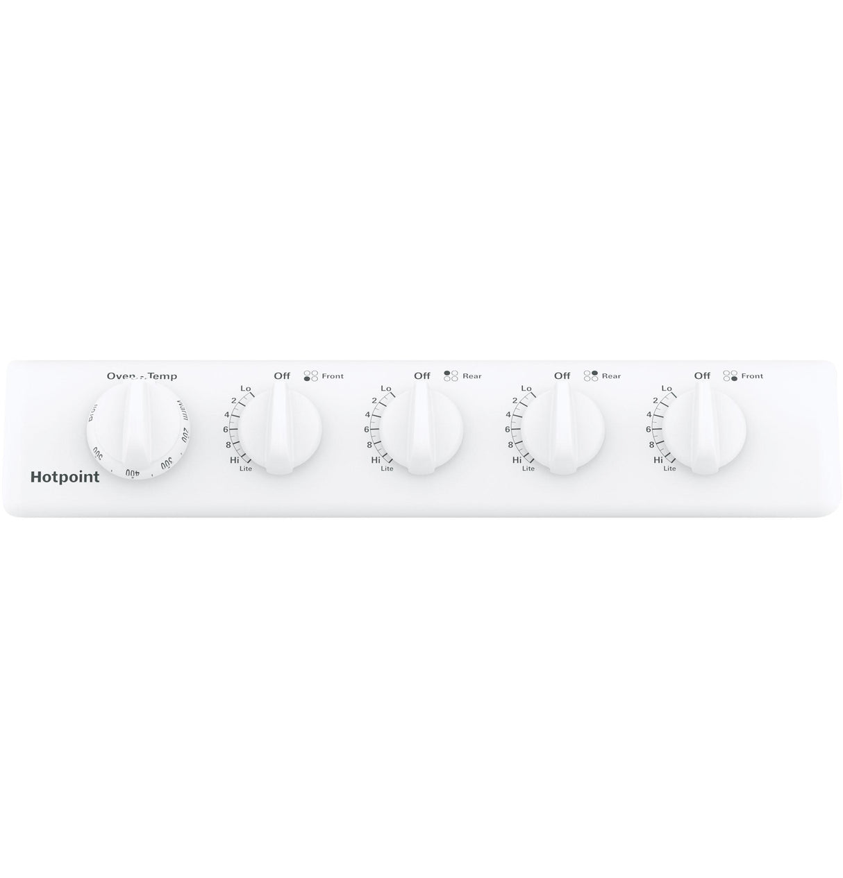 Hotpoint® 20" Front-Control Free-Standing Gas Range with Sealed Burners