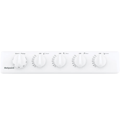 Hotpoint® 20" Front-Control Free-Standing Gas Range with Sealed Burners