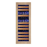 Tall Built-in 3 Zone Wine Panel Ready Glass (fits 24" x 70in - 84in opening)