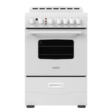 Avanti 24-Inch Freestanding Electric Range with Ceramic Glass Cooktop, in White (CERU240P0W)