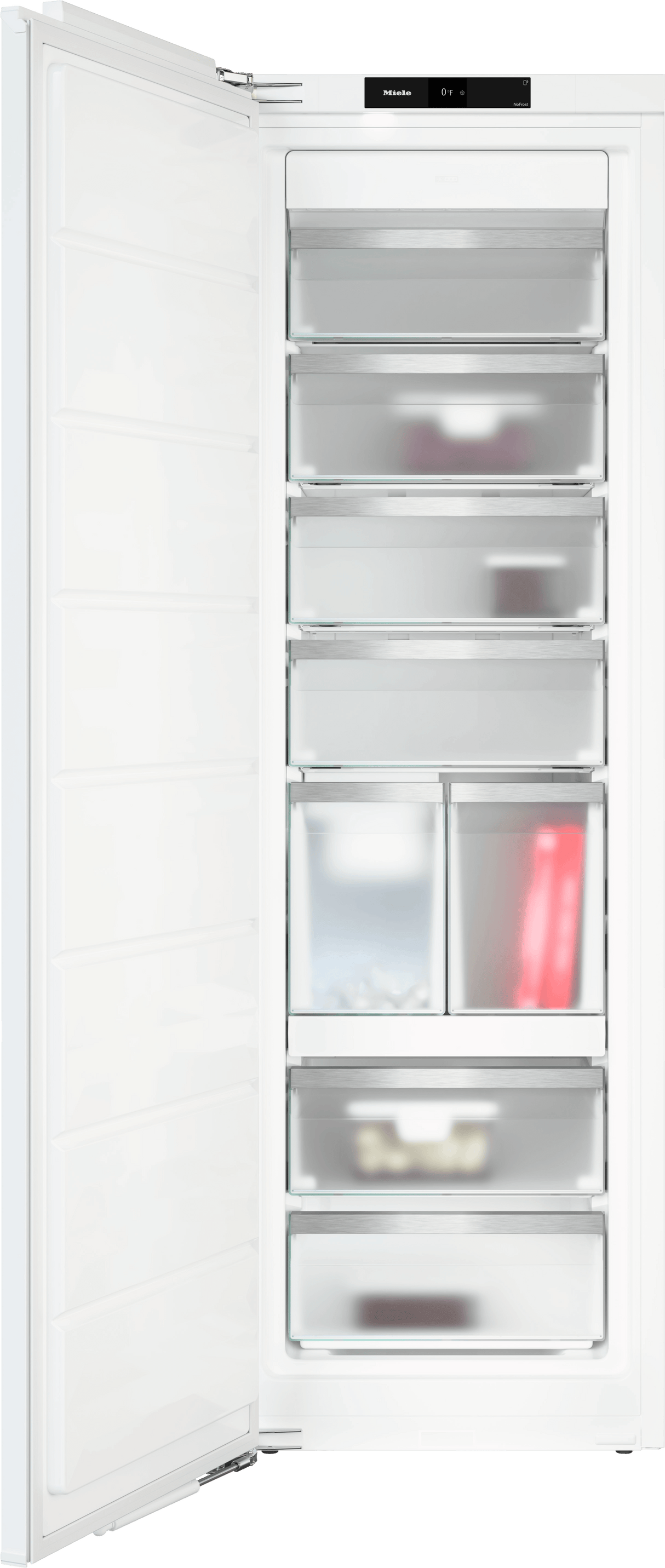 FNS 7794 E - PerfectCool freezer with NoFrost and 8 freezer drawers on telescopic runners for max. convenience.
