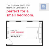 6,000 BTU Window Room Air Conditioner