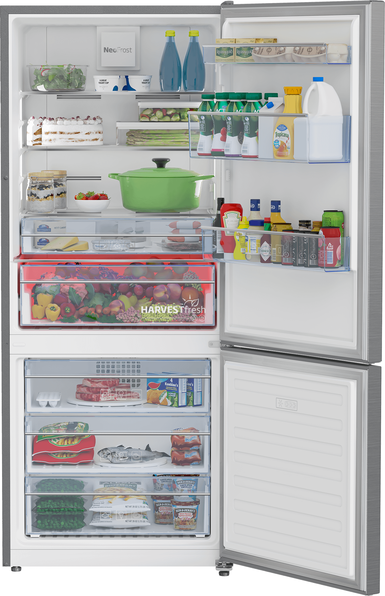 28" Bottom Freezer Refrigerator