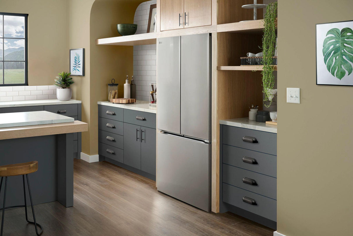 25 cu. ft. Counter-Depth MAX™ with Zero Clearance™ 3-Door French Door Refrigerator with Thin Door Design