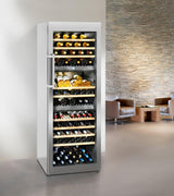 Multi-temperature wine fridge