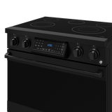 36 Inch Professional Electric Range With Tilt Panel Touch Control In Black  Gordon Ramsay Series