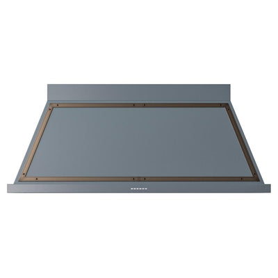 ILVE UANB60BGB Nostalgie Noblesse 60 inch Range Hood (Blue Grey, Burnished)