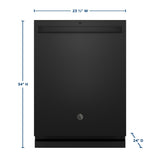 GE® ENERGY STAR® Top Control with Stainless Steel Interior Dishwasher with Sanitize Cycle