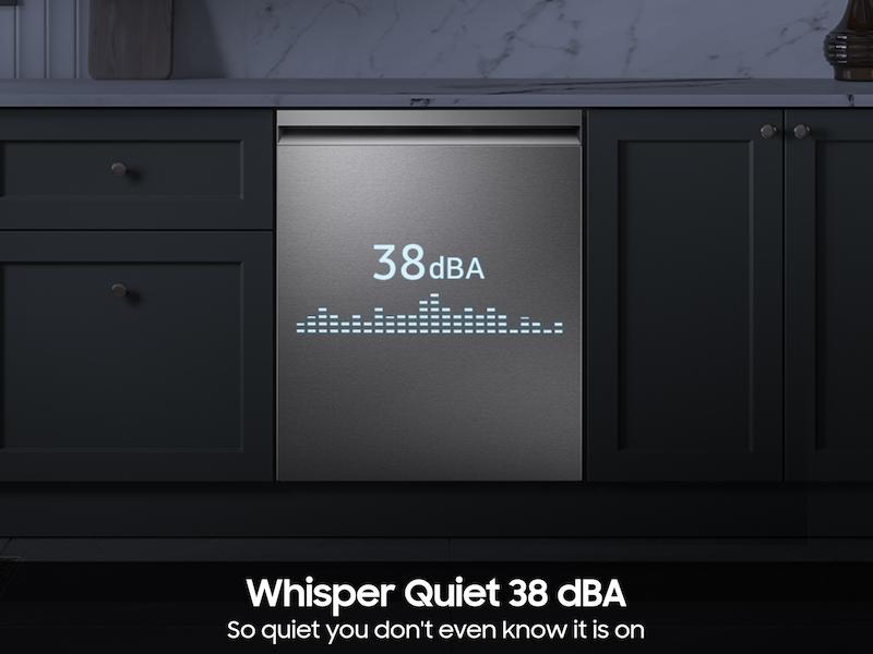 38 dBA Bespoke Smart Dishwasher with 3rd Rack Washing System in Fingerprint Resistant Stainless Steel