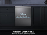 38 dBA Bespoke Smart Dishwasher with 3rd Rack Washing System in Fingerprint Resistant Stainless Steel