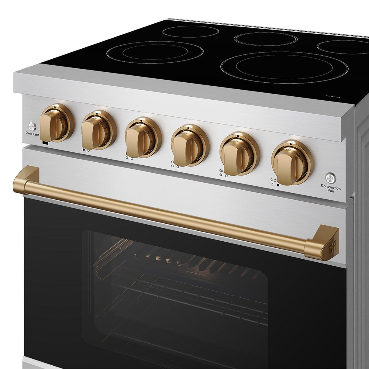 30 Inch Professional Gas With Precision Knob Control In Stainless Steel/bronze