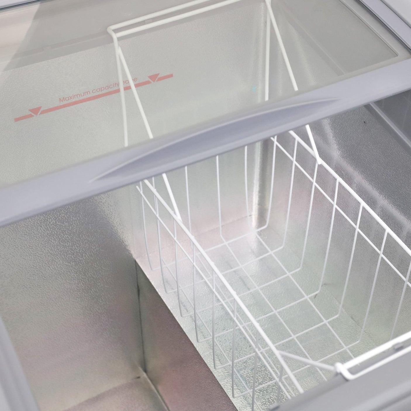 Avanti 4.2 cu. ft. Commercial Sliding Glass Top Freezer or Refrigerator - White / 4.2 cu. ft.