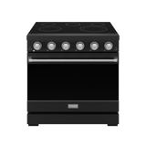 36 Inch Professional Electric Range In Black/stainless Steel  Gordon Ramsay Series
