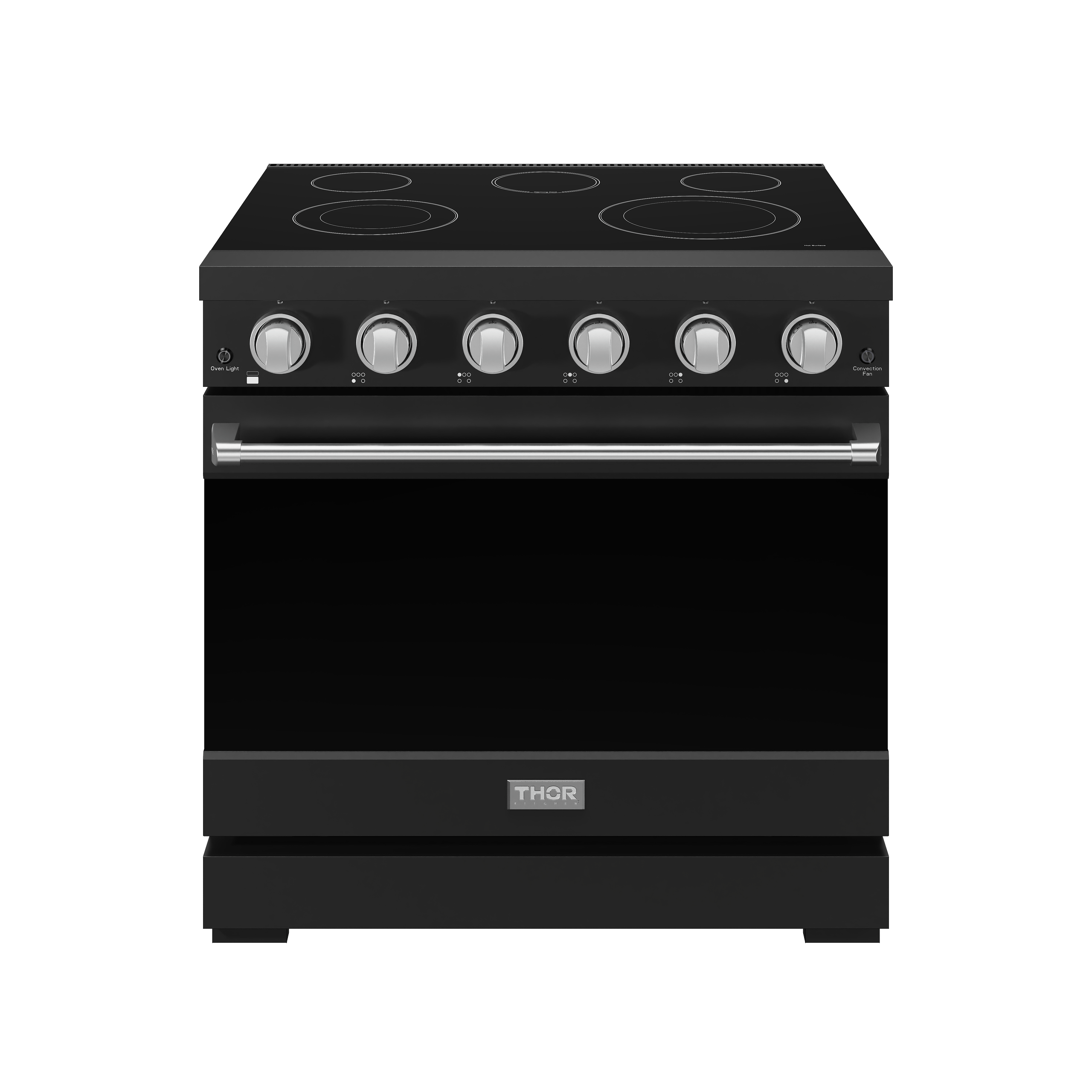 36 Inch Professional Electric Range In Black/stainless Steel  Gordon Ramsay Series