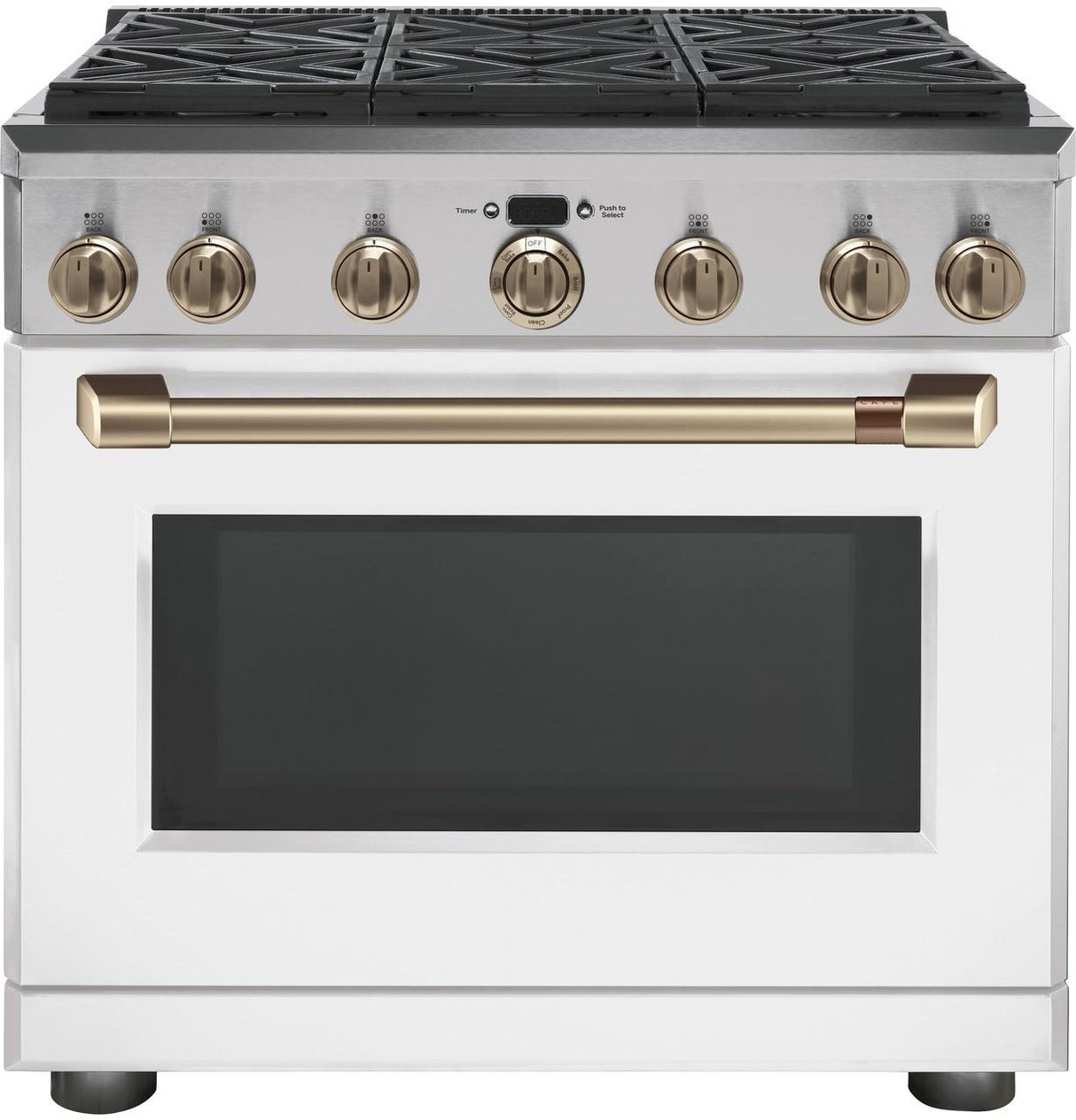 Café™ 36" Dual-Fuel Commercial-Style Range with 6 Burners (Natural Gas)