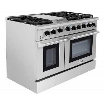 Thor Kitchen - 48 Inch Professional Gas Range In Stainless Steel